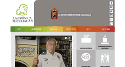Desktop Screenshot of lacronica.culiacan.gob.mx